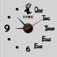 ราคา DIY นาฬิกาแขวนผนังดิจิตอลนาฬิกาอะคริลิคติดผนังส่องสว่างแบบไร้กรอบสำหรับเครื่องตกแต่งฝาผนังสำนักงานบ้าน1ชุด (22269012464)