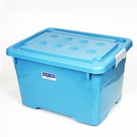 ราคา กล่องพลาสติก60ลิตร มีล้อ ลังพลาสติก กล่องอเนกประสงค์ กล่องเก็บของ กล่องใส่เสื้อผ้า กล่องล้อ กล่องล้อเลื่อน พลาสเทล (18048511708)