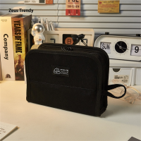 ราคา QIAN TI ZI QIAN TI ZI กระเป๋าผ้าใบปากกาปากกาใบใหญ่ที่บรรจุของสำหรับสาววัยรุ่น (22350762471)