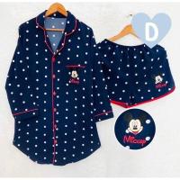 ราคา เซตชุดนอนเดรส Pajamas ชุดนอน สุดน่ารัก เดรสแขนยาว กางเกงขาสั้น (22395153688)