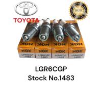 ราคา ของแท้ หัวเทียน TOYOTA TAXI GRAB เกรดพรีเมี่ยมคุณภาพสูงมาตรฐานญี่ปุ่น ราคาต่อตัว NGK G POWER No LFR6CGP Platinumหัวเข็ม สำหรับรถยนต์แก๊ส LPG NGV สำหรับรถ VIGO CHAMP 2 7 2TR FE FORTUNER 2 7 2TR FE INNO
