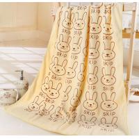 ราคา ผ้าเช็ดตัวนาโน 70x140 cm ผ้าขนหนู ผ้าเช็ดตัว ลายกระต่าย skip นุ่ม หนาพิเศษ 605 (19764928687)