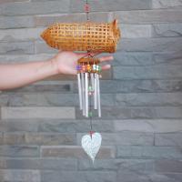 ราคา โมบายลม กระดิ่งลมไซหมูหรือกวัก ดักทรัพย์ เรียกทรัพย์กวักทรัพย์ แขวนบ้านที่ทำงานร้านค้า (12473916794)