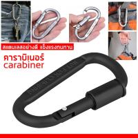 ราคา คาราบิเนอร์ ห่วงอลูมิเนียมอัลลอย คาราบิเนอร์ CARABINER ห้อยกระเป๋าอุปกรณ์สำหรับกลางแจ้งชุดห่วงคาราบิเนอร์ไว้ล็อคล็อคสกรูตะขอเกี่ยว (12972277692)