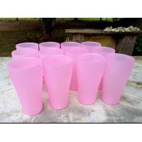 ราคา แก้วน้ำ แก้วพลาสติก แก้วน้ำพลาสติก 14 ออนซ์ จุ 400 ml สูง 15 ซม ปากกว้าง 8 ซม 12ใบ ราคา 155 บาท (19361585046)