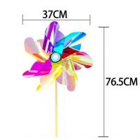 ราคา Danko กังหันลม หลายสี ของเล่นเด็ก สำหรับประดับสวน DIY หลากสีสัน กังหันลมพลาสติก (21930340444)