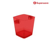 ราคา Srithai Superware ถังน้ำแข็ง พลาสติกใส ถังแช่ไวน์ แช่เบียร์ ทรงสี่เหลี่ยม ขนาดความจุ 2 4 ลิตร มี 4 สี (22536144486)