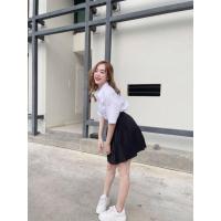 ราคา กระโปรงนักศึกษาพลีทมีขอบ ยาว16 18 ผ้านาโน (21698180410)