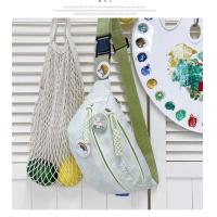 ราคา พร้อมส่งจากไทย กระเป๋าคาดอก กระเป๋าคาดเอว ผ้าไนล่อน แฟชั่นสำหรับผู้หญิง พร้อมเข็มกลัด (22562707515)