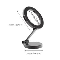 ราคา ใหม่ ที่ยึดโทรศัพท์แบบแม่เหล็ก Fold magnetic holder หมุนได้ 360 องศา สำหรับติดคอลโซล กระจกรถยนต์ ยึดแน่น ไม่หลุดง่าย (22605974703)