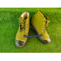ราคา รองเท้าทหารสีเขียว รองเท้าจีนแดงรองเท้าผ้าใบรองเท้าผูกเชือก (5398708404)