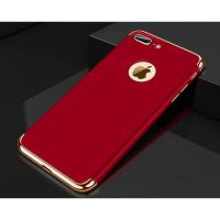 ราคา Luxury Plating Shockproof Phone Case For iPhone 7 8 Plus 6 6s 5 5s se PC Matte Hard Cover For iphone5 6 Hard phone cover 2024 new design new year gift for family (21648389261)