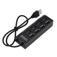 ราคา ช่องต่อ USB HUB High Speed USB 2 0 Hub 4 7 Port พร้อมสวิตซ์ ไฟLED แบบ4 7ช่อง For Laptop Computer Accessories HUB USB Adapter (22150050313)