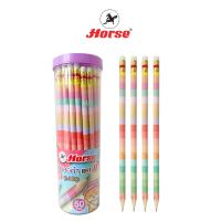 ราคา HORSE ตราม้า ดินสอดำ HB ตราม้า H 100 ลายสีพาสเทล บรรจุ 50 แท่ง กระป๋อง จำนวน 1 กระป๋อง (21356518531)