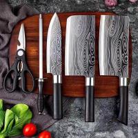 ราคา ชุดมีดทำครัว ชุด 3 6 ชิ้น มีดสไตล์ญี่ปุ่น อุปกรณ์ทำอาหาร มีดอเนกประสงค์ (21884859521)