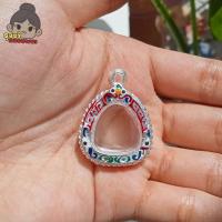 ราคา กรอบพระ กรอบพระเงินผสม ปิดตาเล็ก กว้าง1 8 สูง2 0ซม ขนาดจอกระจก (22465537768)