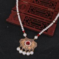 ราคา NCUMBE สร้อยคอแบบโซ่ สร้อยคอ Hanfu โบราณ ดอกไม้ประดับดอกไม้ สไตล์จีนจีน Ruyi Pearl Choker ของเก่าแบบโบราณ กระดิ่งมีกระดิ่ง จี้ล็อคอายุยืน อุปกรณ์เสริม Hanfu (22136735552)