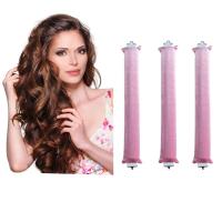 ราคา Heatless Hair Curler Sleep Curly Hair Stick Flexi Rods With Hook Sleep Curling Iron No Heat Curlers Overnight Heatless Curls (22119779366)