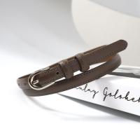 ราคา หนังแท้ แบรนด์LULU RL 525 เข็มขัดหนังแท้ หัวเข็มขัดสีเงิน หุ้มหนังทั้งเส้น (22152882916)