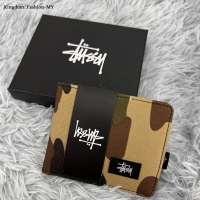 ราคา 2024สต็อกกระเป๋าเงินสั้นสองชั้น Stussy (22071091106)