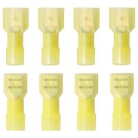 ราคา ชุดขั้วต่อไนลอนแบบปลดเร็ว100ชิ้นขั้วต่อหางปลามีฉนวนไฟฟ้าหางปลาตัวผู้และตัวเมีย (21567244974)