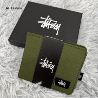 ราคา 2024สต็อกกระเป๋าเงินสั้นสองชั้น Stussy (22139063610)