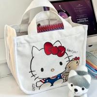 ราคา กระเป๋าผ้าแคนวาส ลาย HELLO KITTY น่ารัก สําหรับนักเรียน 2024 (21981365577)