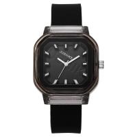 ราคา Womens Quartz Watch Square Fashion Silicone Relief Pointer Student Watches (22028877439)