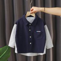 ราคา เสื้อเชิ้ตแขนยาว สีขาว ขนาดเล็ก แฟชั่นฤดูใบไม้ร่วง สําหรับเด็กผู้ชาย (21650669529)