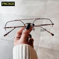 ราคา FNCXGE แว่นตากรองแสง 0 0 ถึง 4 0 ผู้ชาย ผู้หญิง แว่นตาสายตาสั้น แฟชั่น สไตล์เกาหลี โลหะ สไตล์วินเทจ กรอบแว่นตา แว่นทรง (15592717332)