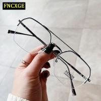 ราคา FNCXGE แว่นตากรองแสง 0 0 ถึง 4 0 ผู้ชาย ผู้หญิง แว่นตาสายตาสั้น แฟชั่น สไตล์เกาหลี โลหะ สไตล์วินเทจ กรอบแว่นตา แว่นทรง (15592717334)