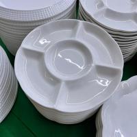 ราคา จานหลุม จานหลุม 5 ช่อง จานผลไม้ จานขนม จานใบใหญ่ ขนาด 9 5 นิ้ว จานชามราคาถูกๆ จานสวยๆ จานกระเบื้อง จานเซรามิคสวยๆ (22368576114)