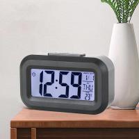 ราคา Hot นาฬิกาดิจิตอล นาฬิกาปลุก LCD อัจฉริยะ นาฬิกาตั้งโต๊ะพร้อม อุณหภูมิ เลื่อนปลุก ปฏิทิน ไฟพื้นหลัง นาฬิกาปลุกปิดเสียงหน้าจอขนาดใหญ่ นาฬิกานักเรียน ดูเวลาตอนกลางคืนได้ นาฬิกาเรืองแสง Digital Clock Sm 