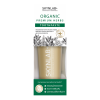 ราคา สกินแล็บ ยาสีฟันสมุนไพร ลดกลิ่นปาก 50g 100 160g SKYNLAB Premium Fresh Smile Mouthwash Infused Organic Herbs Toothpaste (22542244896)