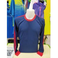 ราคา เสื้อคอกลม เสื้อคนงาน เสื้อกิจกรรม แขนยาว ผ้าไอบี ลาสองเส้น แถบข้างแขน 2 เส้น (13355478514)