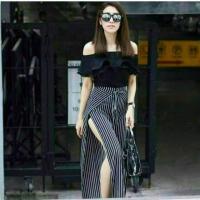 ราคา YodYaimShop กางเกงผ่าข้างขายาว ผูกเอว ผ้าพริ้วใส่สบายงานสวยมากๆ (10344453490)