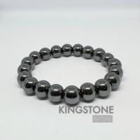 ราคา กำไลหิน เฮมาไทต์ สีเงิน สร้อยข้อมือหินแท้ Hematite (21417956304)