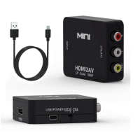 ราคา ตัวแปลง HDMI to AV Converter แปลงสัญญาณภาพและเสียงจาก HDMI เป็น AV (7484958516)