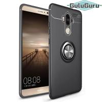 ราคา สำหรับ Huawei Mate 9 Case หัวเข็มขัดแหวนโลหะสีดำ เคสหลัง TPU นิ่มหมุนได้360องศาแหวนที่มองไม่เห็นขาตั้งที่วางยึดสามารถทำงานร่วมกับติดตั้งรถยนต์แม่เหล็กกันกระแทกทนต่อแรงกระแทก (410116829)