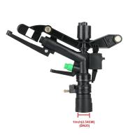 ราคา หัวสปริงเกอร์ แบบตีน้ำ ฉีดน้ำระยะไกล เกลียวใน 1 นิ้ว หมุนรอบตัว360 หัวฉีดสปริงเกลอร์สนามหญ้าอัตโนมัติ 360 องศาหมุนรดน้ำ Sprayer หัวฉีดอลูมิเนียมอัลลอยด์ปรับหัวฉีดสเปรย์สำหรับ Garden (21746123305)