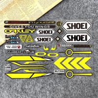 ราคา สติกเกอร์หมวกกันน็อคสะท้อนแสงกระจกหน้ารถหมวกกันน็อคติดขอบเลนส์ GP Decals อุปกรณ์แข่งรถมอเตอร์ไซค์สำหรับ Arai SHOEI HJC KYT (21386659011)