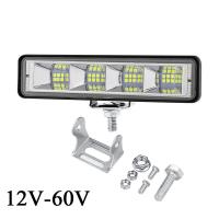 ราคา ไฟหน้า LED 24ดวงสำหรับรถมอร์เตอไซค์ดัดแปลงรถออฟโรดไฟหน้ารถ LED สำหรับขับรถไฟตัดหมอกแสงสว่างสูง72วัตต์ (21388423622)
