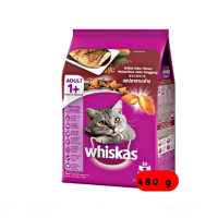 ราคา 450 480g Whiskas อาหารแมวแบบเม็ด วิสกัส อาหารแมวชนิดเม็ด โปรตีน 30 (21286284859)