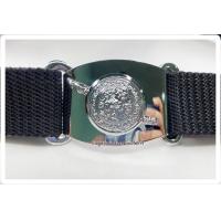 ราคา เข็มขัดตำรวจ หัวเข็มขัดตำรวจแบบเกี่ยว พร้อมสายไนล่อนสีดำติดตีนตุ๊กแก (21723718335)