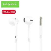 ราคา หูฟัง เอียร์บัด Maimi รุ่น H30 สายเสียบAUX 3 5 เสียงดี หูฟังแบบสอด ของแท้100 (22296211315)