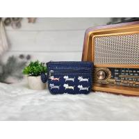 ราคา พร้อมส่ง กระเป๋าสตางค์ กระเป๋าใส่เหรียญ กระเป๋าผ้าแฮนด์เมด Handmade 2 ช่องซิป 3 ช่อง ทรงแบน ใส่บัตร ใส่แบงค์ ใส่เหรียญ ลายเยอะ (21523671769)