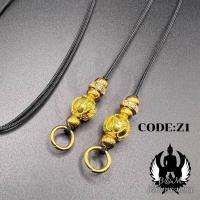 ราคา สร้อยพระเชือกร่ม สร้อยพระห่วงคู่ แขวนพระ แขวนตะกรุด เชือกปรับระดับได้ ขนาดเชือก 1 2 มิล (21995752267)