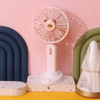 ราคา พร้อมส่ง พัดลมไฟฟ้า ขนาดเล็ก พัดลมพกพา ชาร์จ ไฟUSB มีแสงไฟ ปรับความเร็วลมได้ (22005679300)