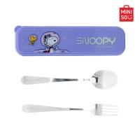 ราคา MINISO ช้อน ส้อม เซ็ตอุปกรณ์โต๊ะอาหาร Snoopy the Little Space Explorer Collection (22476381512)