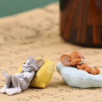 ราคา โมเดลฟิกเกอร์ Tom and Jerry ตุ๊กตาวางหน้าคอนโซลรถยนต์ โมเดล ตกแต่งภายในรถยนต์ (20962116197)